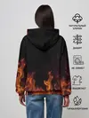 Женское худи / Денис огонь мужик