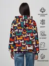 Женское худи / Найди чёрного кота
