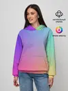 Женское худи / Абстракция Градиент Текстура