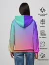 Женское худи / Абстракция Градиент Текстура