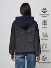 Женское худи / Тату Лил Пипа звезды на небе