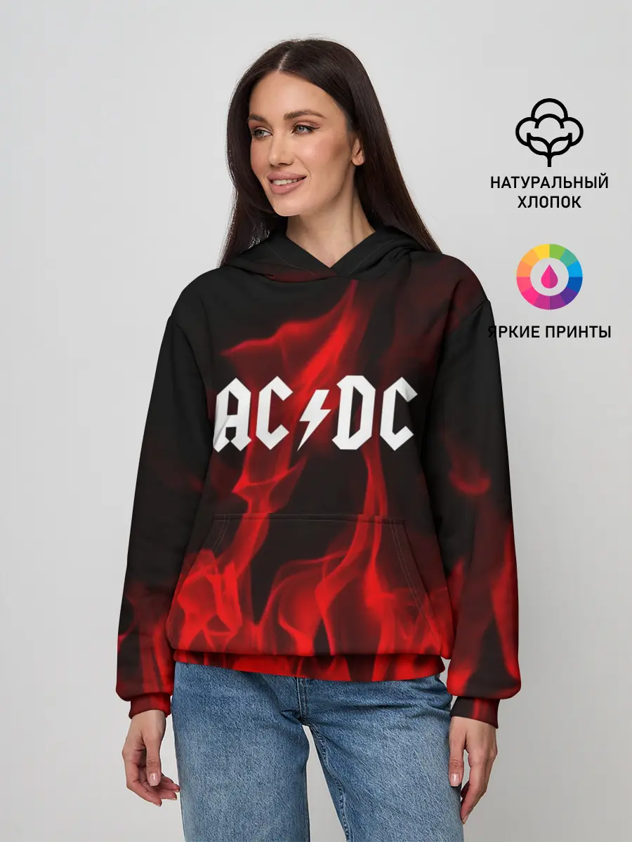 Женское худи / AC DC