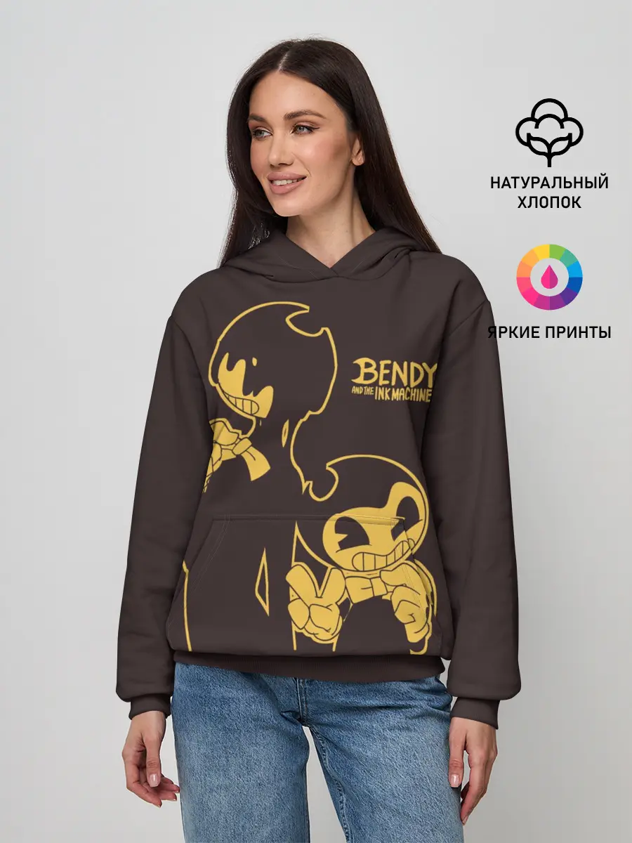 Женское худи / Bendy and the ink machine (18)