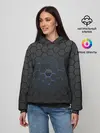 Женское худи / Соты карбон