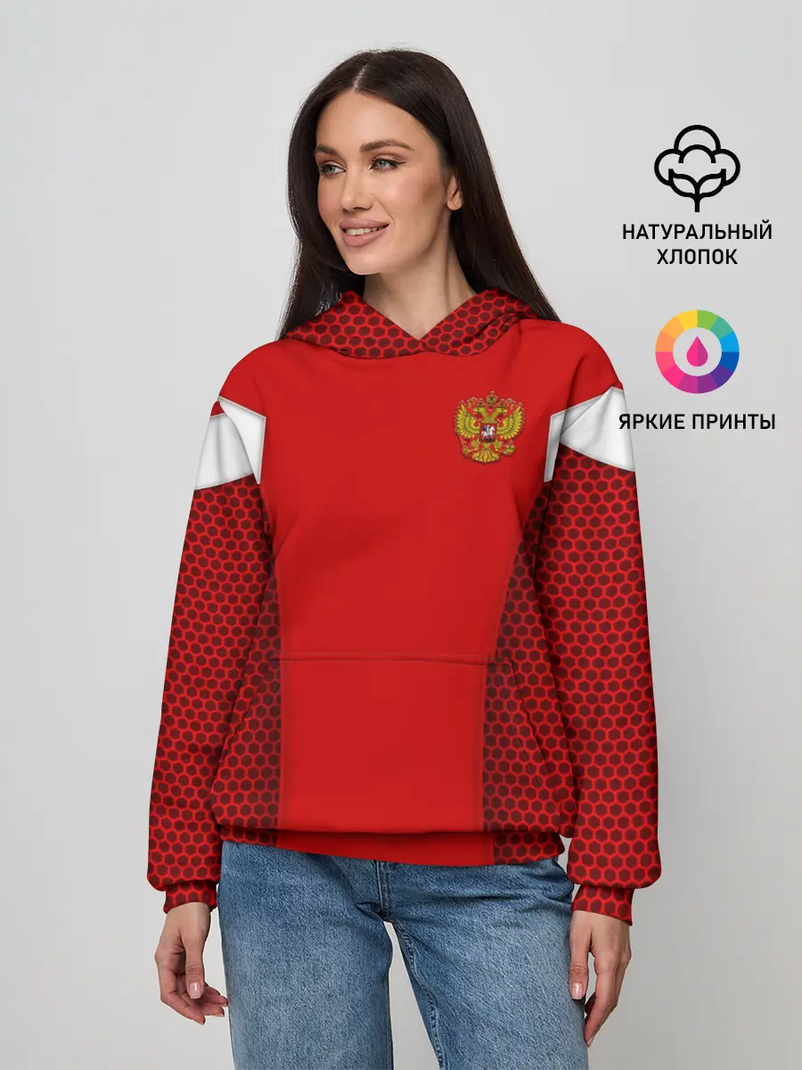 Женское худи / Россия чемпионат мира 2018