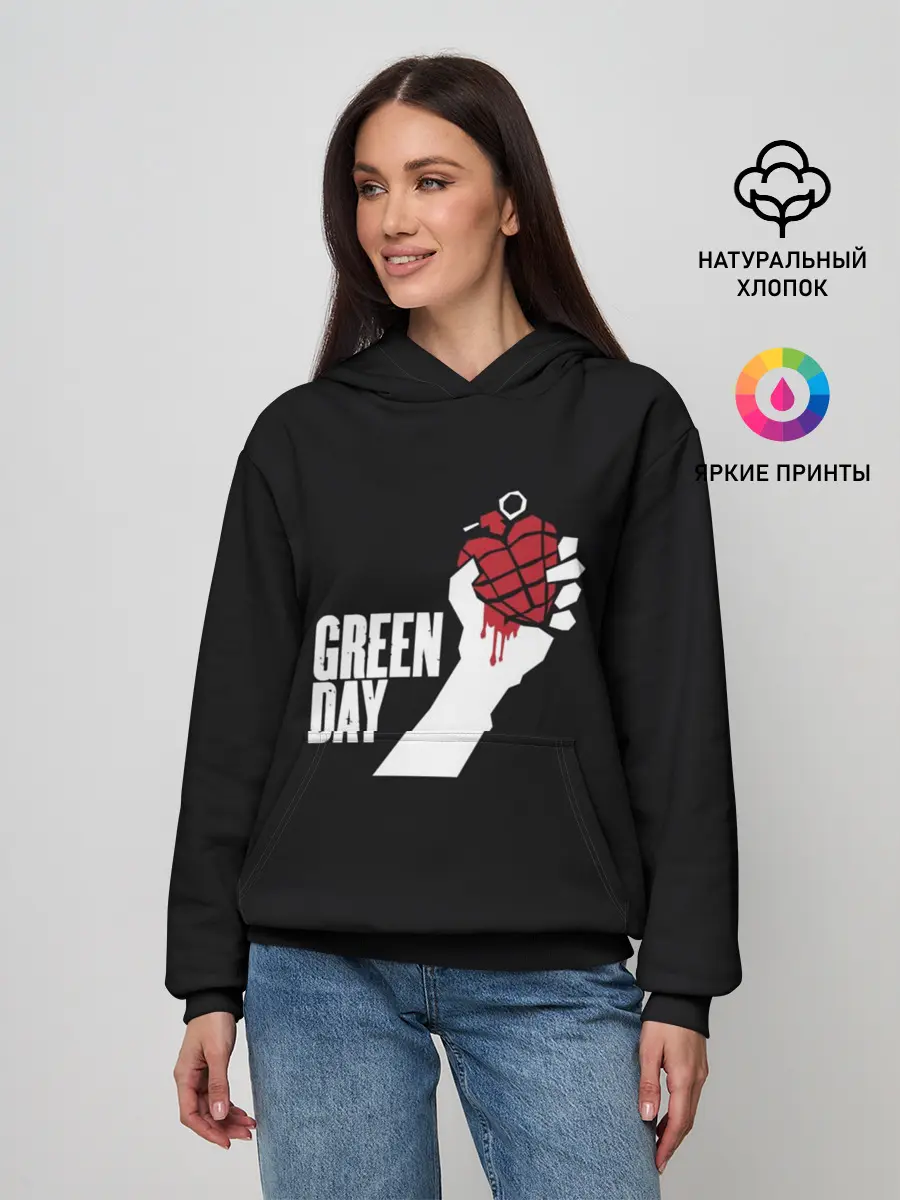 Женское худи / Green Day