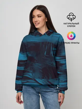 Женское худи / Холодные краски