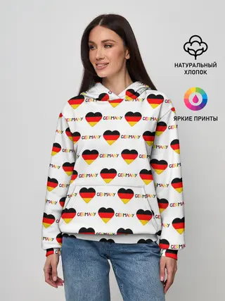 Женское худи / Love Germany