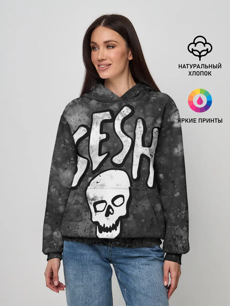Женское худи / SESH Team (Bones)