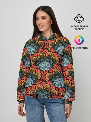 Женское худи / Узоры Бохо