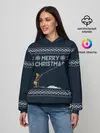 Женское худи / Гринч Вязаный