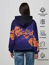 Женское худи / Пицца - Кот