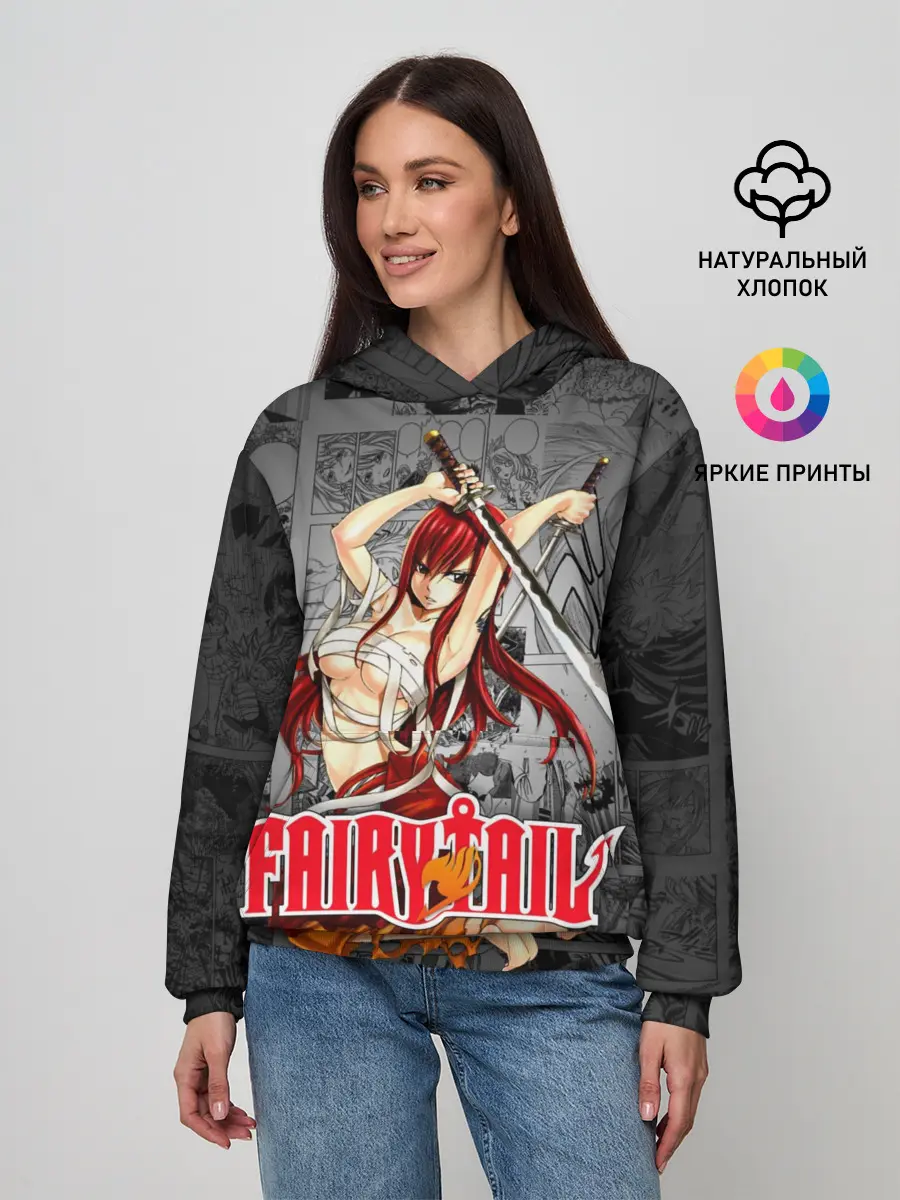 Женское худи / Fairy Tail (Эльза)