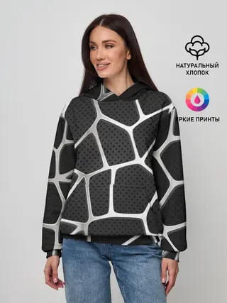 Женское худи / Серебряная паутина