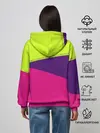 Женское худи / Треугольники с розовым