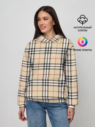 Женское худи / Nova check