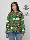 Женское худи / Good / Sad frog
