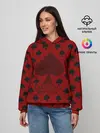 Женское худи / Kakegurui пики на черном