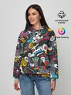 Женское худи / Покерный коллаж