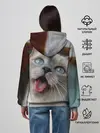Женское худи / Сиамский котенок