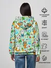 Женское худи / Коты на отдыхе