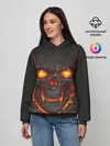 Женское худи / Skull Lava