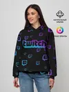 Женское худи / Twitch (gradient)