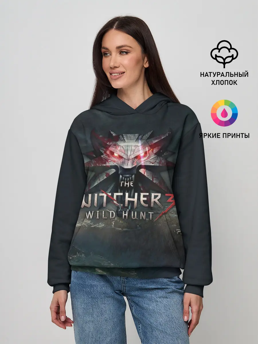 Женское худи / The Witcher 3: Wild Hunt