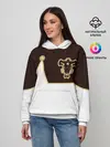 Женское худи / Мантия Чёрный Бык