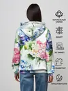 Женское худи / Акварель, гортензии