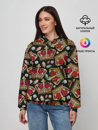 Женское худи / Короны