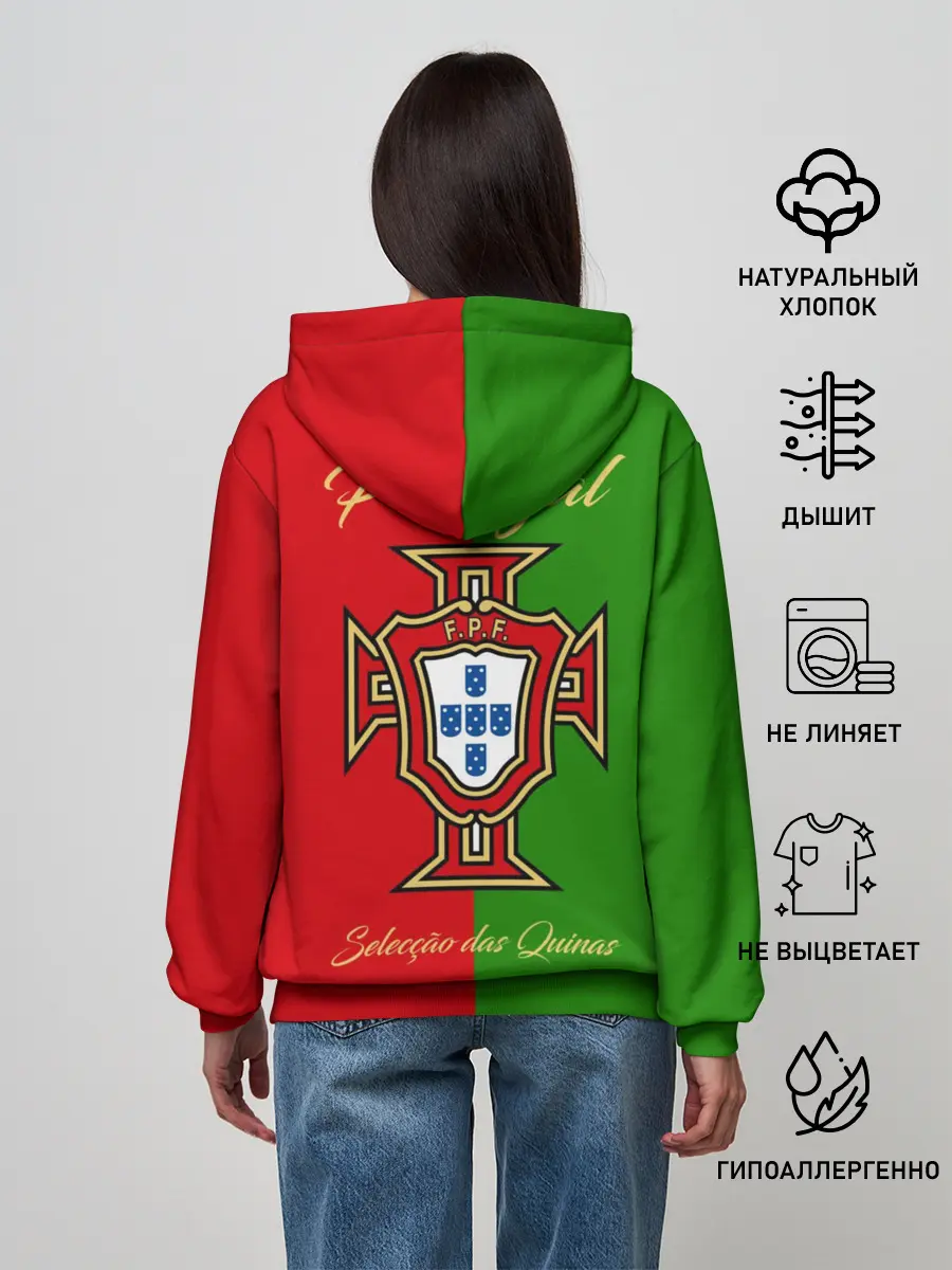 Женское худи / Сборная Португалии