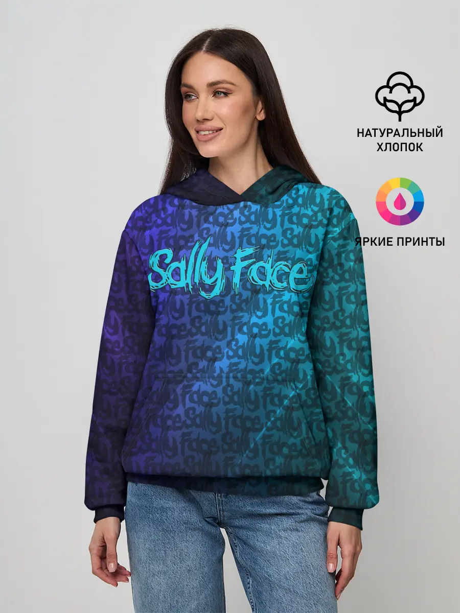 Женское худи / Sally Face (Pattern).