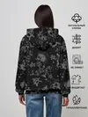 Женское худи / Панда в косухе