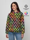 Женское худи / Чешуя дракона