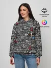 Женское худи / ЛОГОТИПЫ РОК ГРУПП