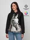 Женское худи / Серный в яблоках конь