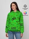 Женское худи / Billie Eilish Graffiti glow
