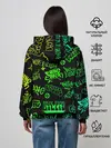 Женское худи / Billie Eilish Graffiti gradien