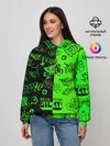 Женское худи / Billie Eilish Graffiti two col