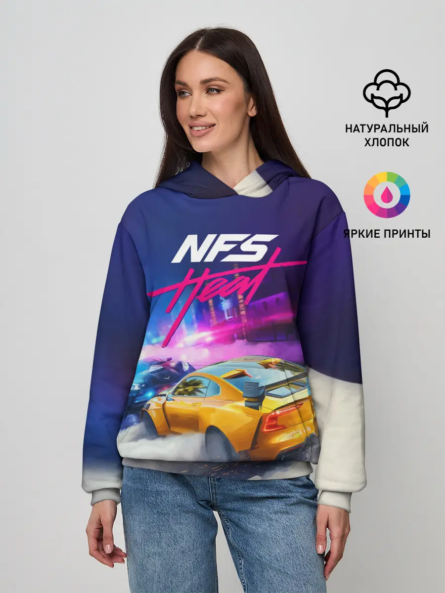 Женское худи / NEED FOR SPEED - HEAT (2019)