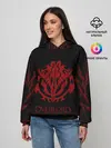 Женское худи / красный оверлорд молнии