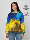 Женское худи / ВАНГОГ НОЧНОЕ ПОЛЕ
