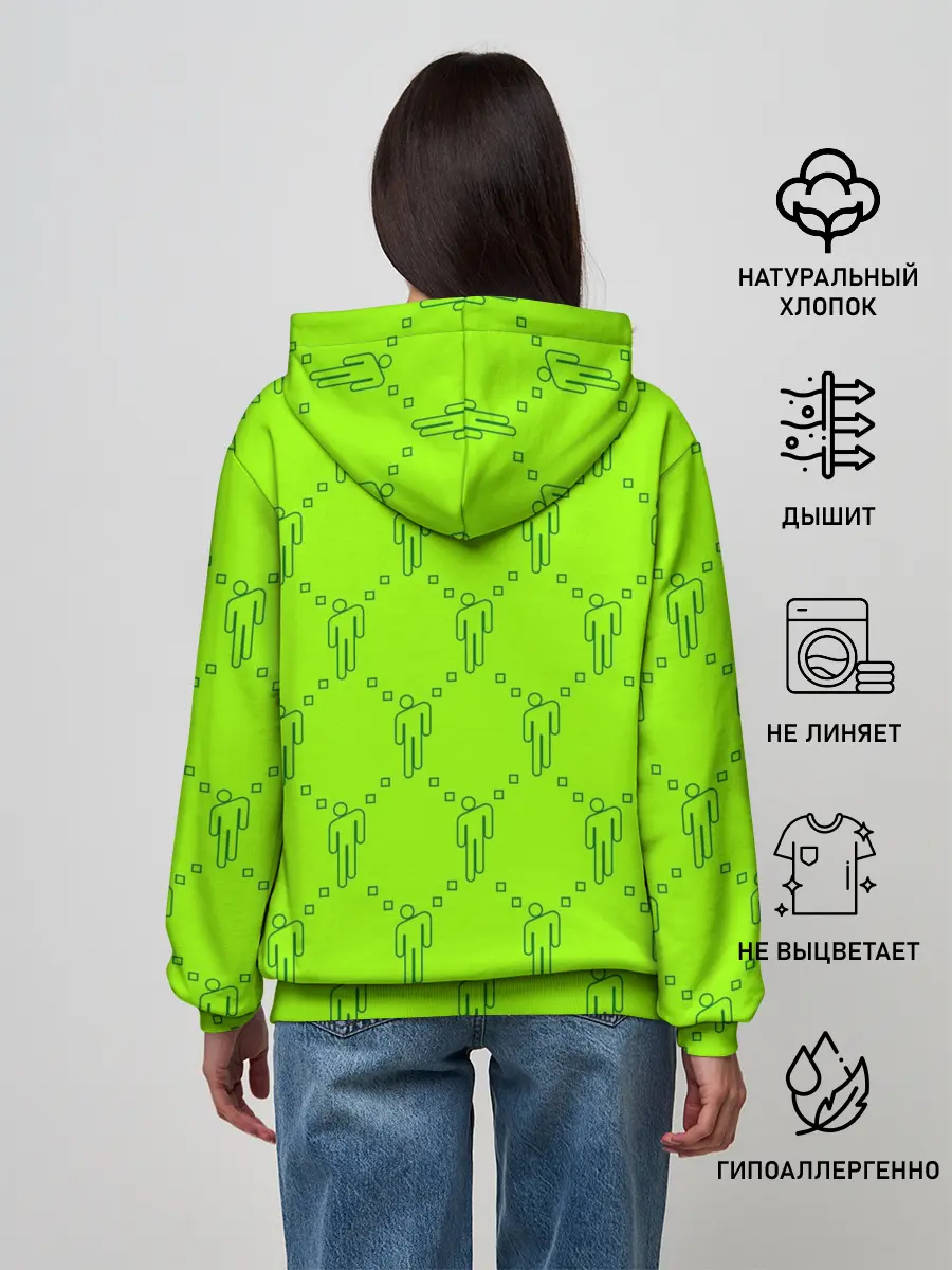 Женское худи / Billie Eilish pattern