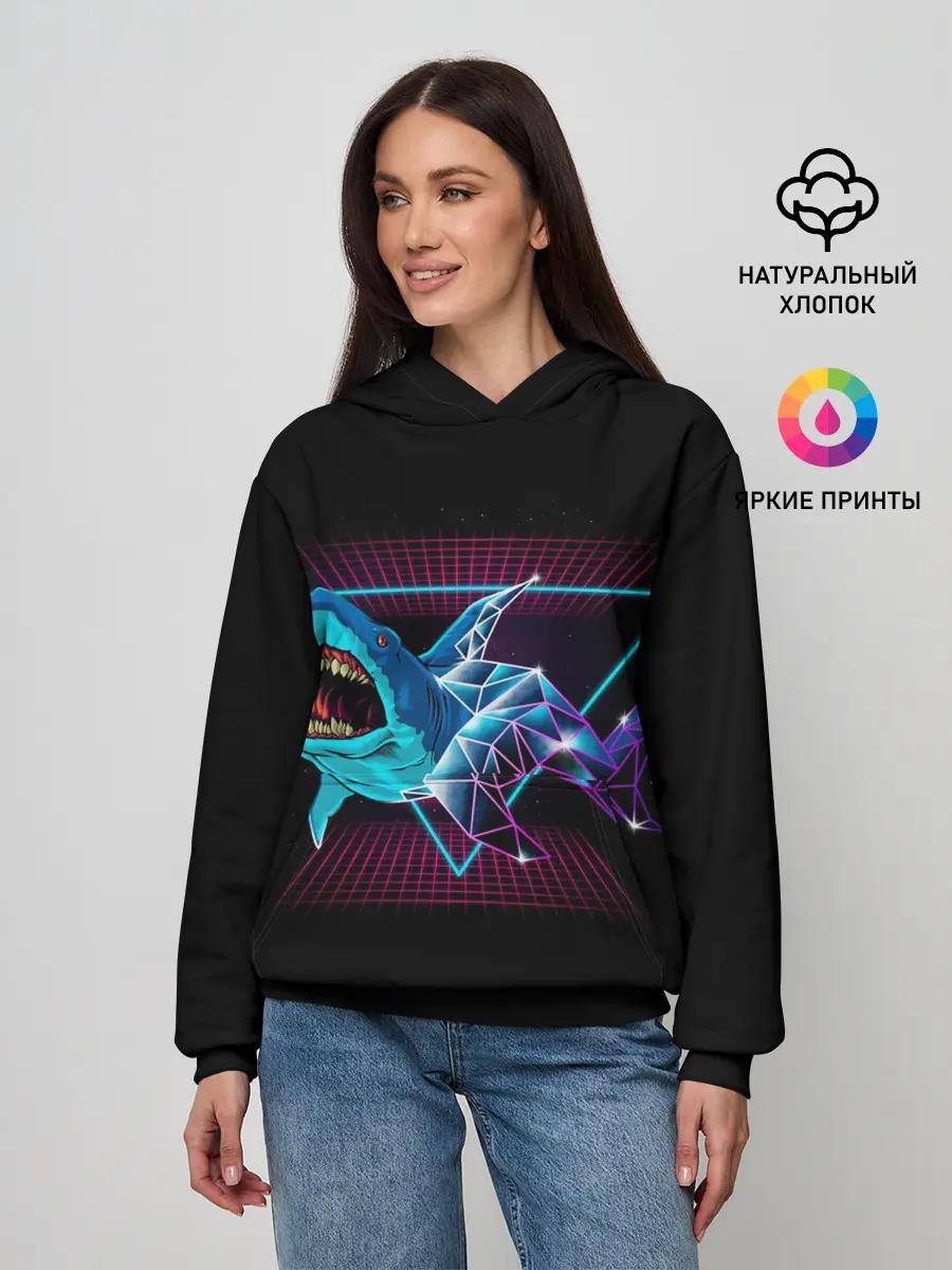 Женское худи / Shark