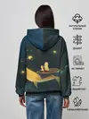 Женское худи / Девушка и кит в облаках