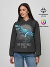 Женское худи / Dinosaur t-rex