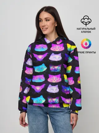 Женское худи / КОТО КОСМОС