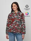 Женское худи / Именной камуфляж. Рома
