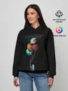 Женское худи / Космонавт с шариками